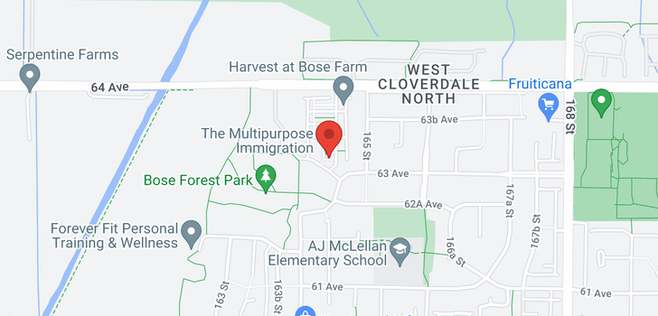map of 33 16488 64 AVENUE
